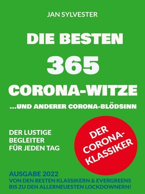 cover image of Die besten 365 Corona-Witze